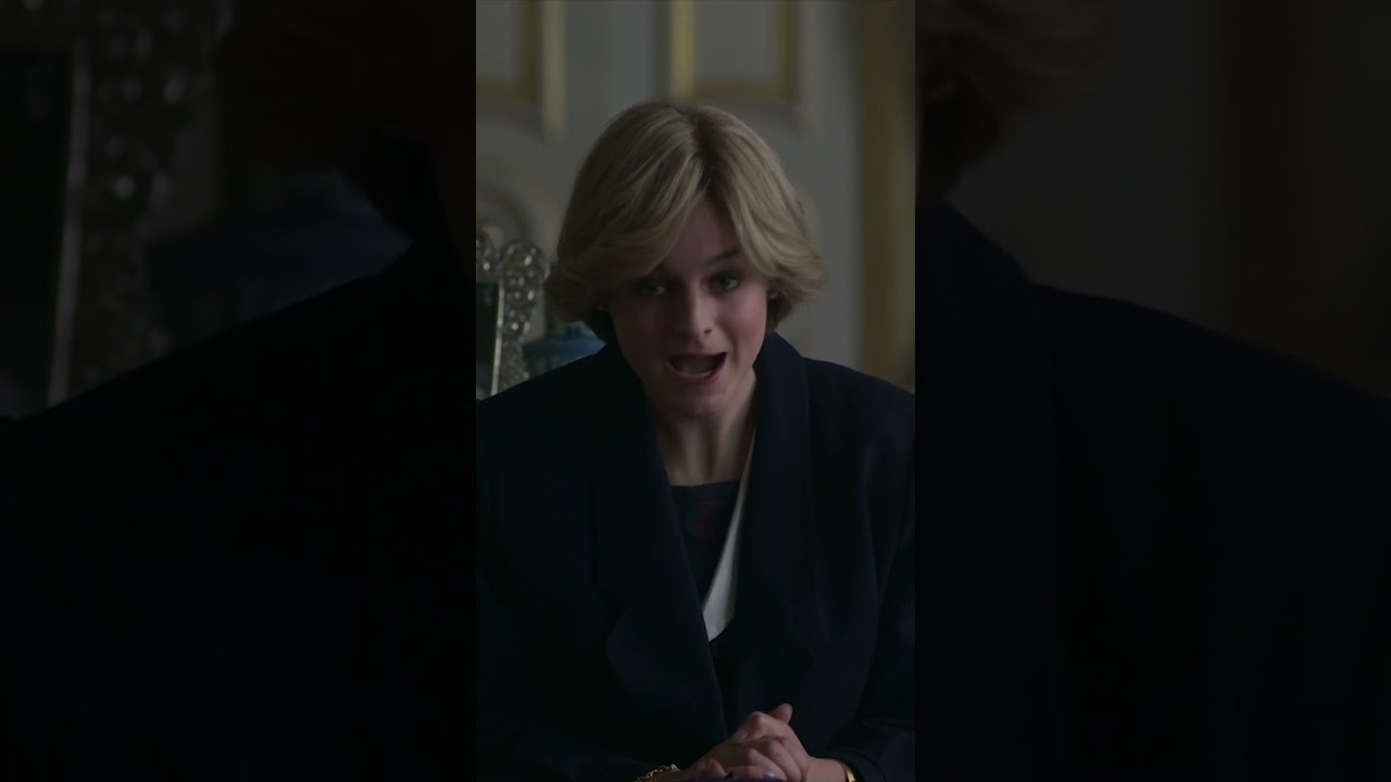 Princess Diana asks for support from the Queen- The Crown S04 (#shorts)