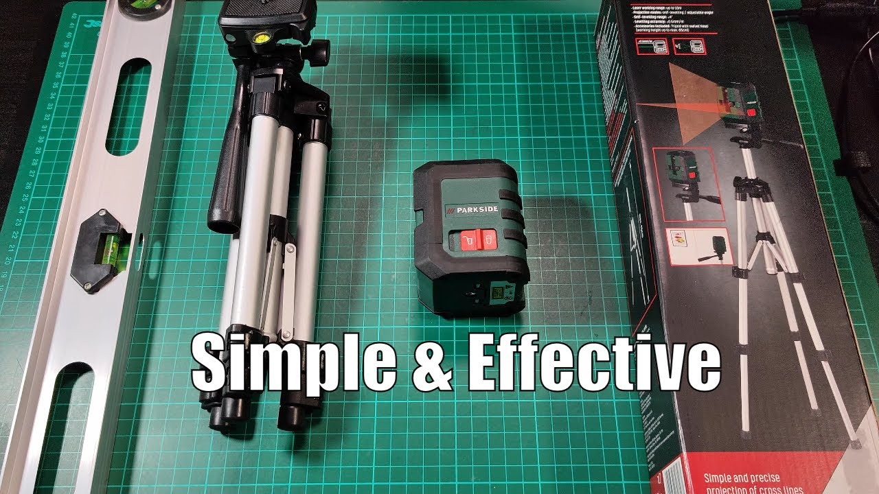 Parkside Cross Line Laser Level PKLL 10 B3 REVIEW