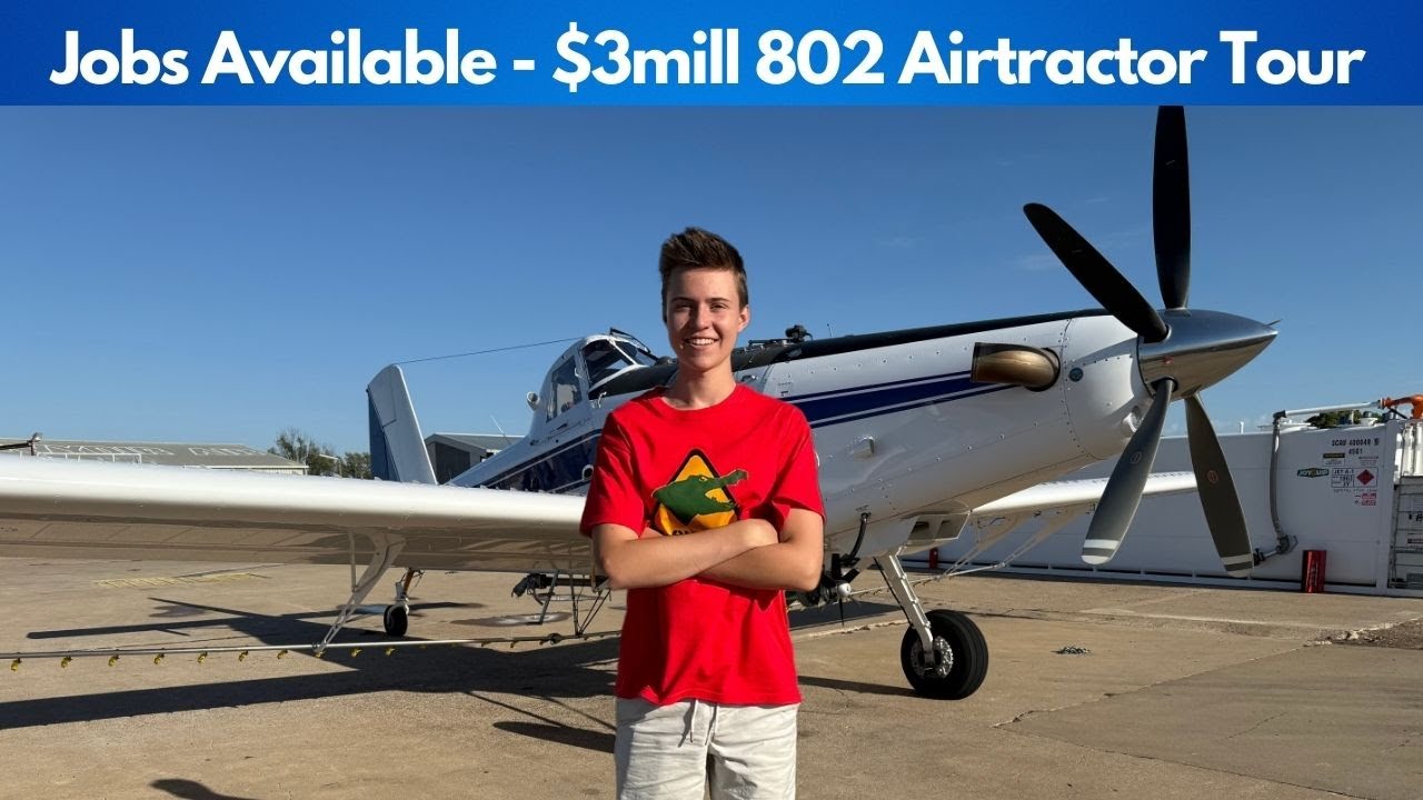 НОВЫЙ тур по самолету 802A Airtractor — налетай как можно быстрее!