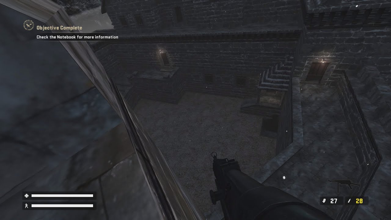 RealRTCW 4.0, [Level: REALISM], Mission 1, Part 1 (All Gold + All Secret Zones + No Saves)