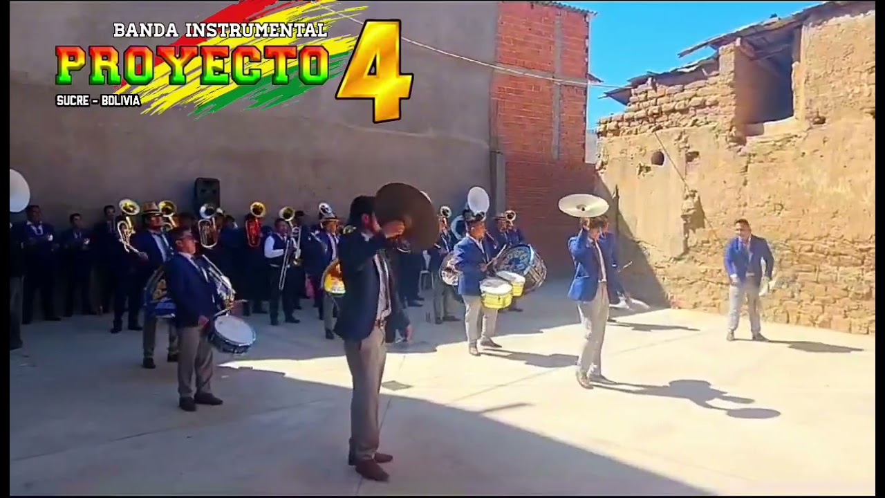 Banda PROYECTO 4 - Mix Morenadas - SUCRE BOLIVIA