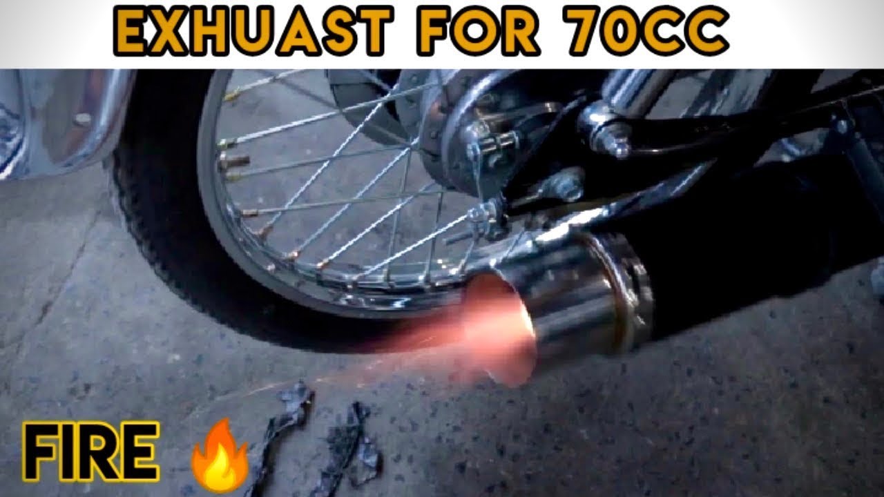 BEST EXHAUST FOR 70CC - FIRING EXHAUST ??? | BIKE MATE PK