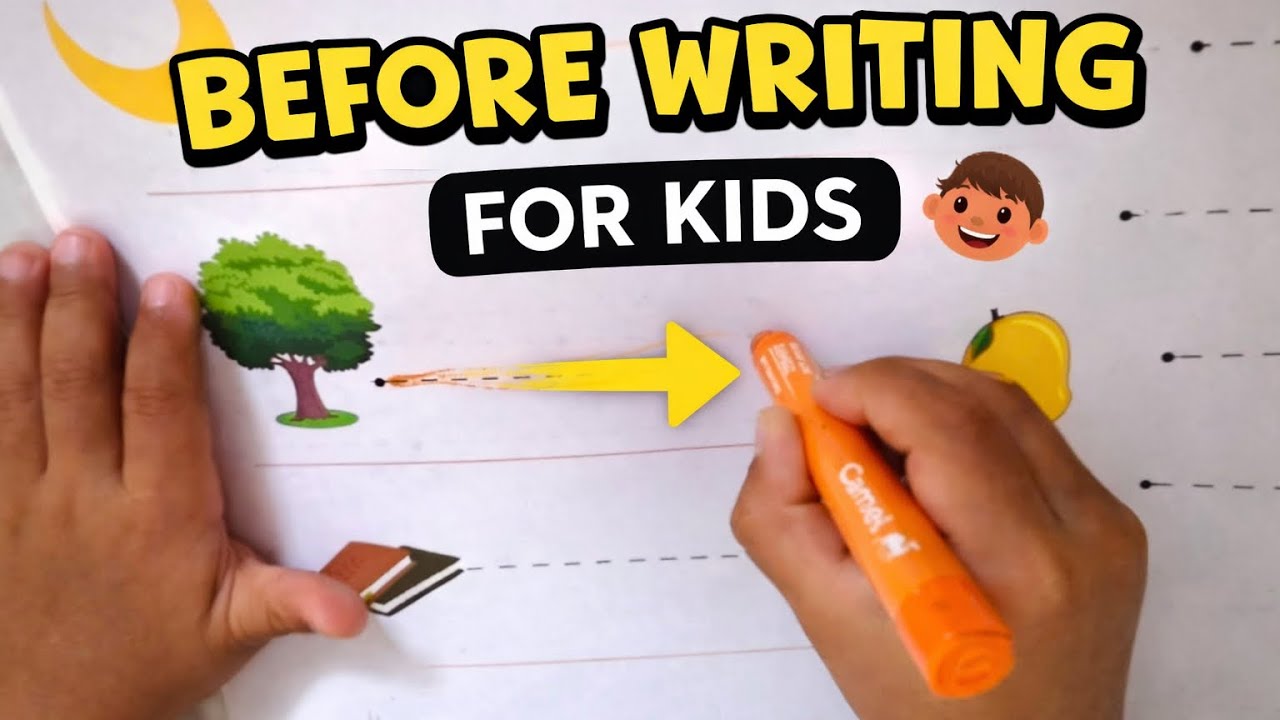 Pre-Writing Activities That Make Writing Easy for Kids | Lines & Patterns for Toddlers 