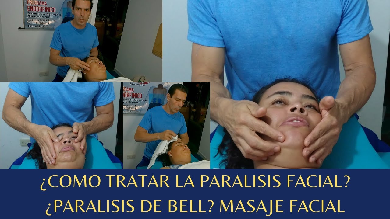 Masaje facial para parálisis de Bell |