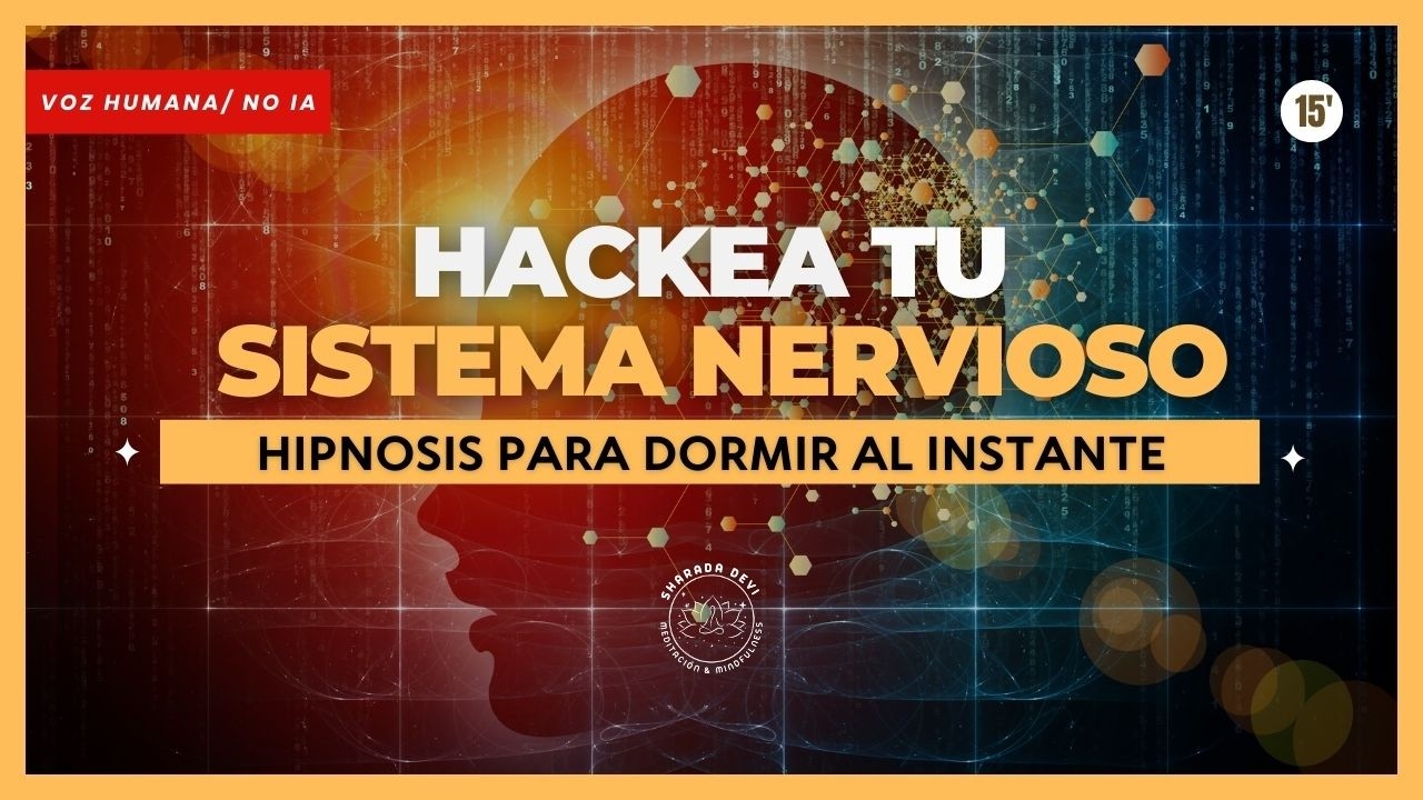 AUDIO HIPNOSIS para DORMIR Y SANAR | 15 minutos para SOLTAR el ESTRES mientras duermes