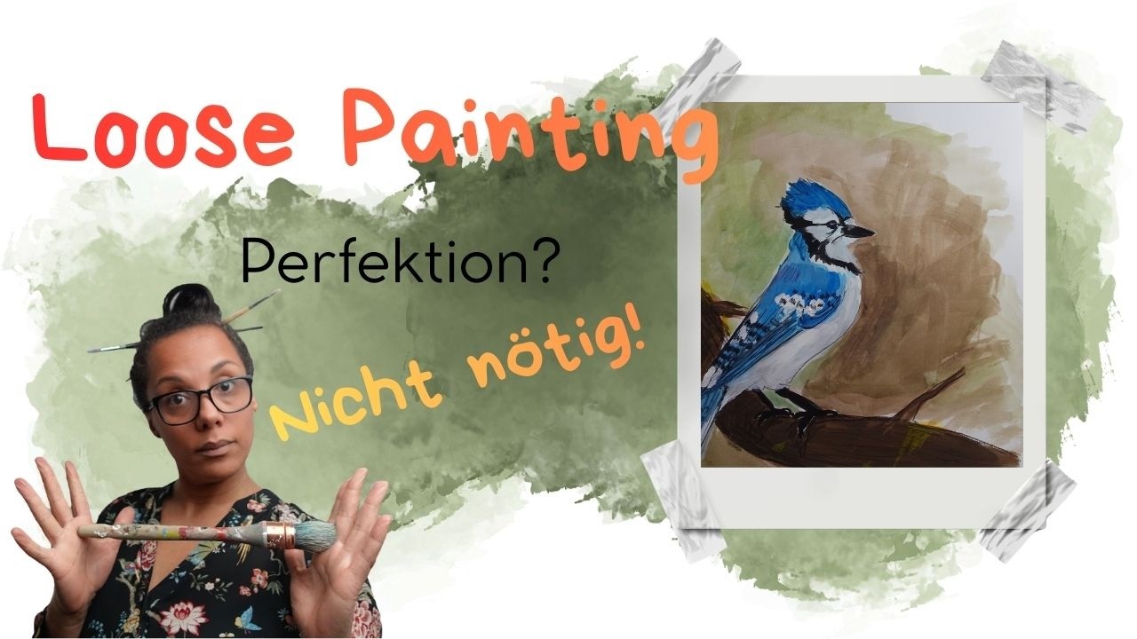 Loose Painting für Anfänger- Vögel I Creative Process