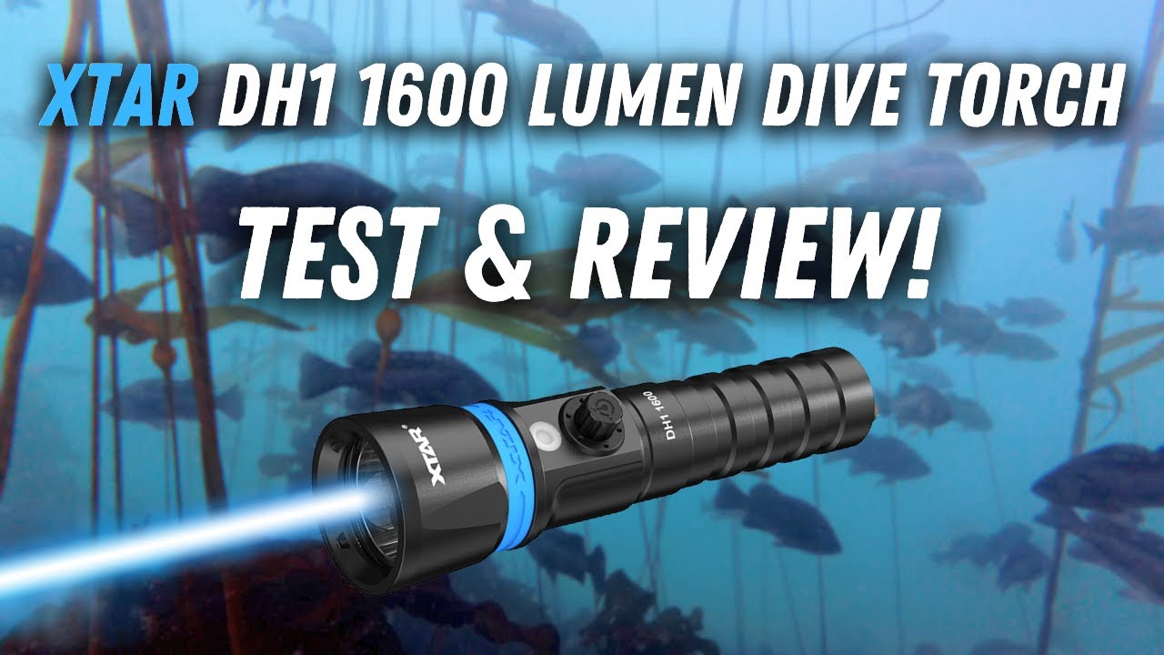 Xtar DH1 1600 Test/Review - Dive Torch Flashlight | PNW Samson