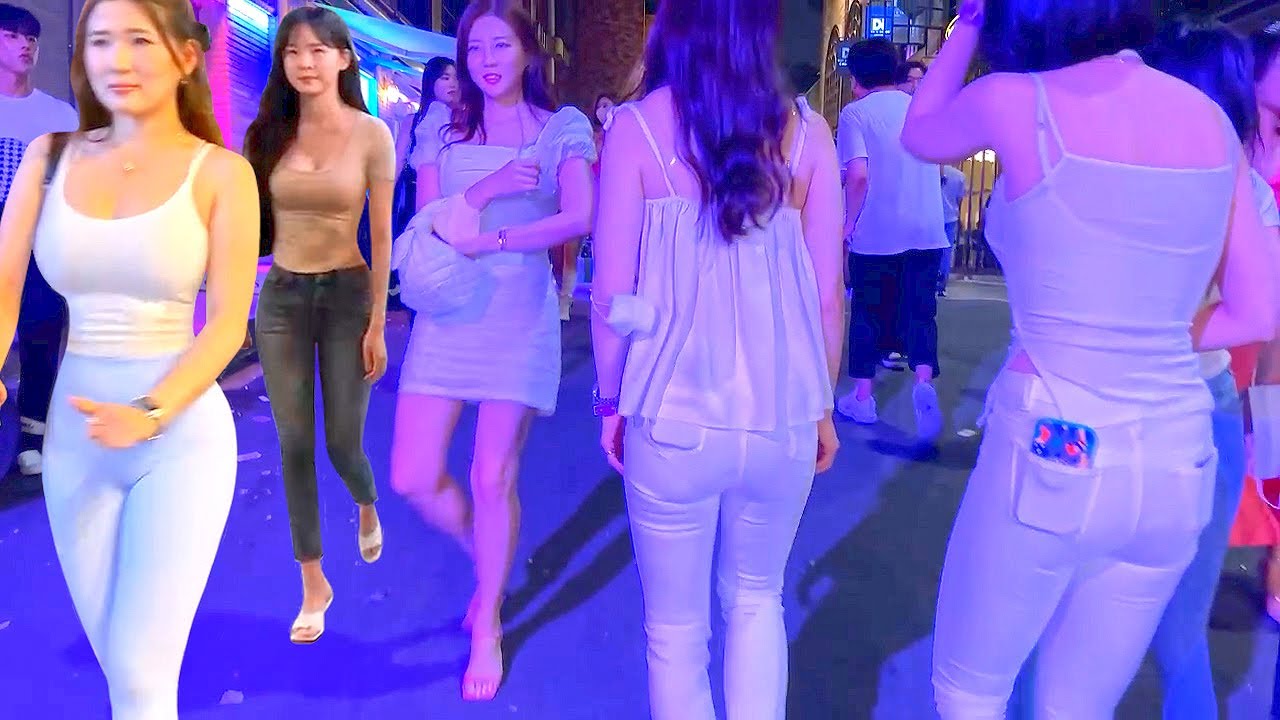 [4K 토요일 밤에 이태원 거리 🔥🔥🔥] 토요일 늦은 밤에 이태원 거리는 그냥 파티 그 자체네요^^ 언제나 함께 걸어요^^ # 이태원 #서울 #한국 #클럽