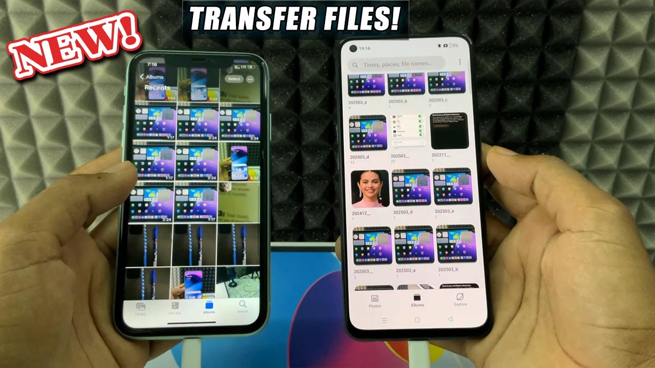 how to connect iphone to android phone with cable?