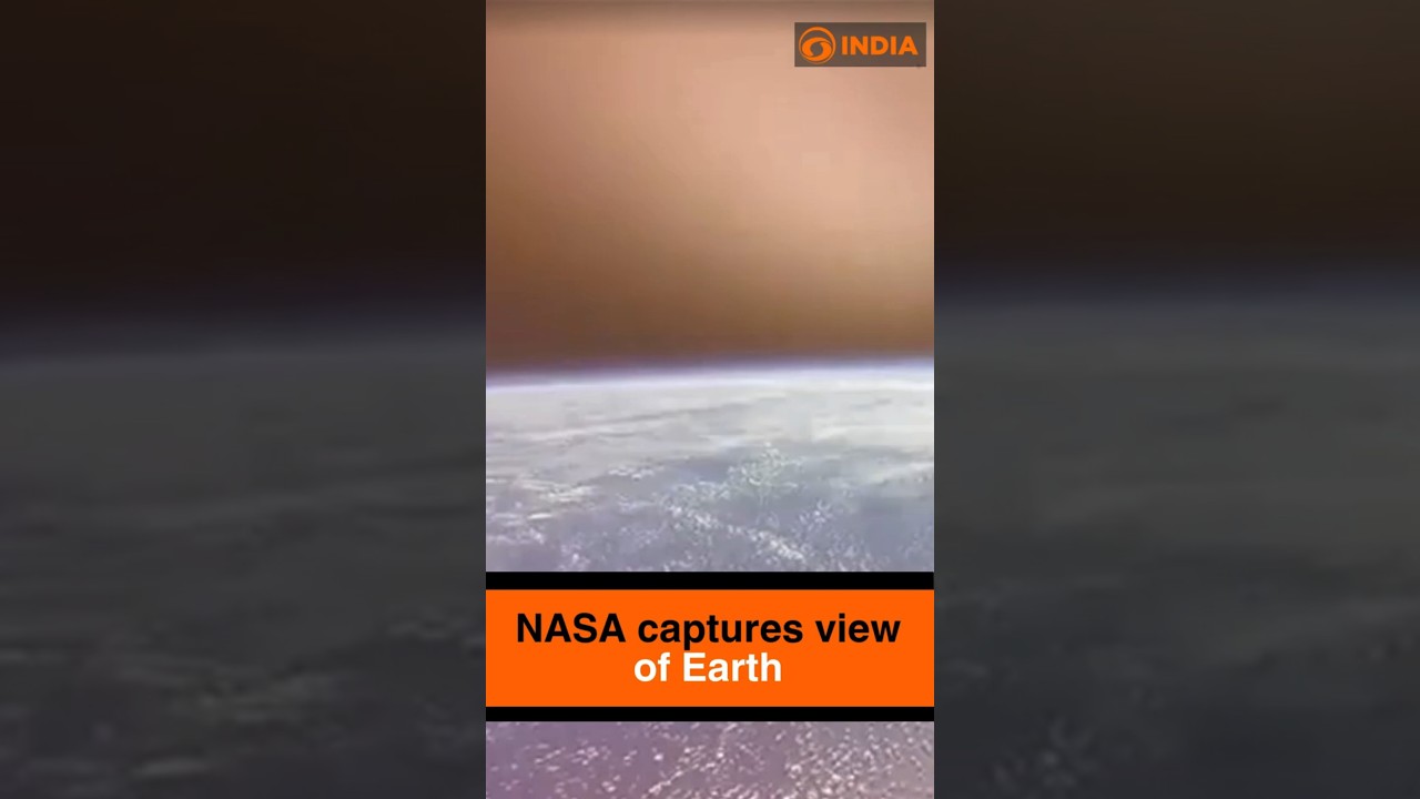 NASA captures view of Earth as astronauts near reentry