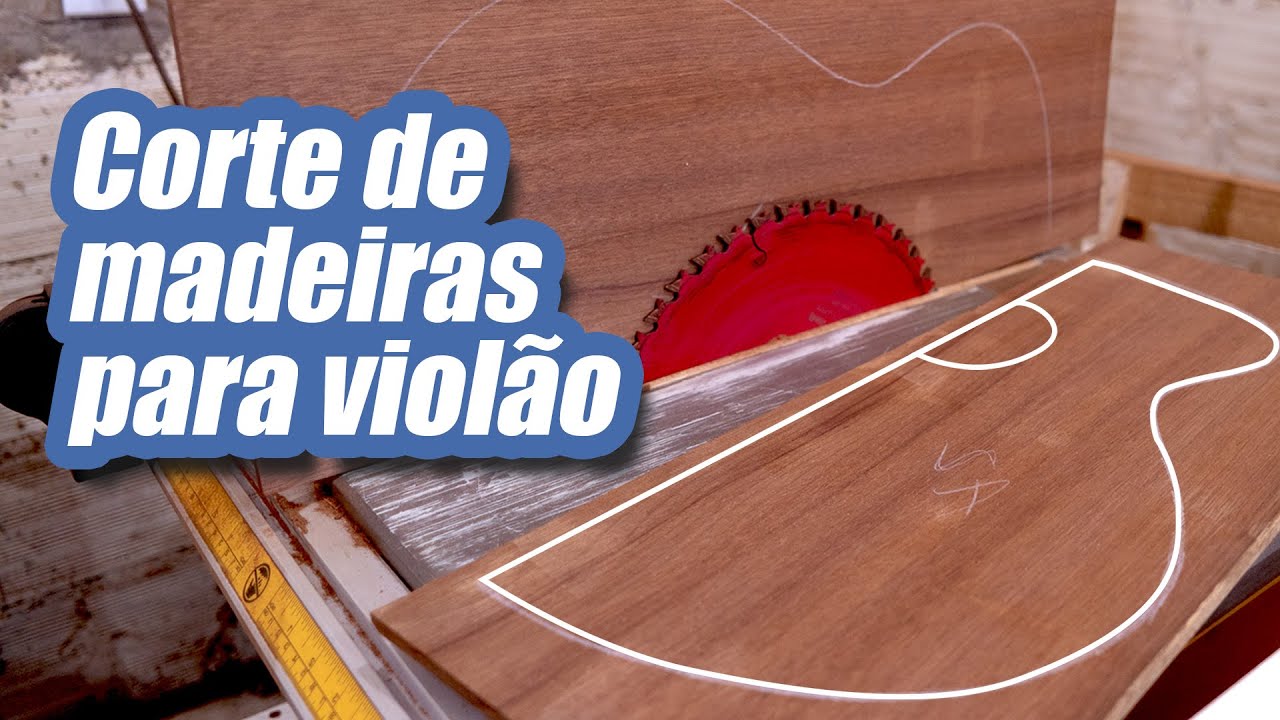 Corte de Fundo e Lateral na serra circular - Madeira para luthieria - Markus Lima Luthier