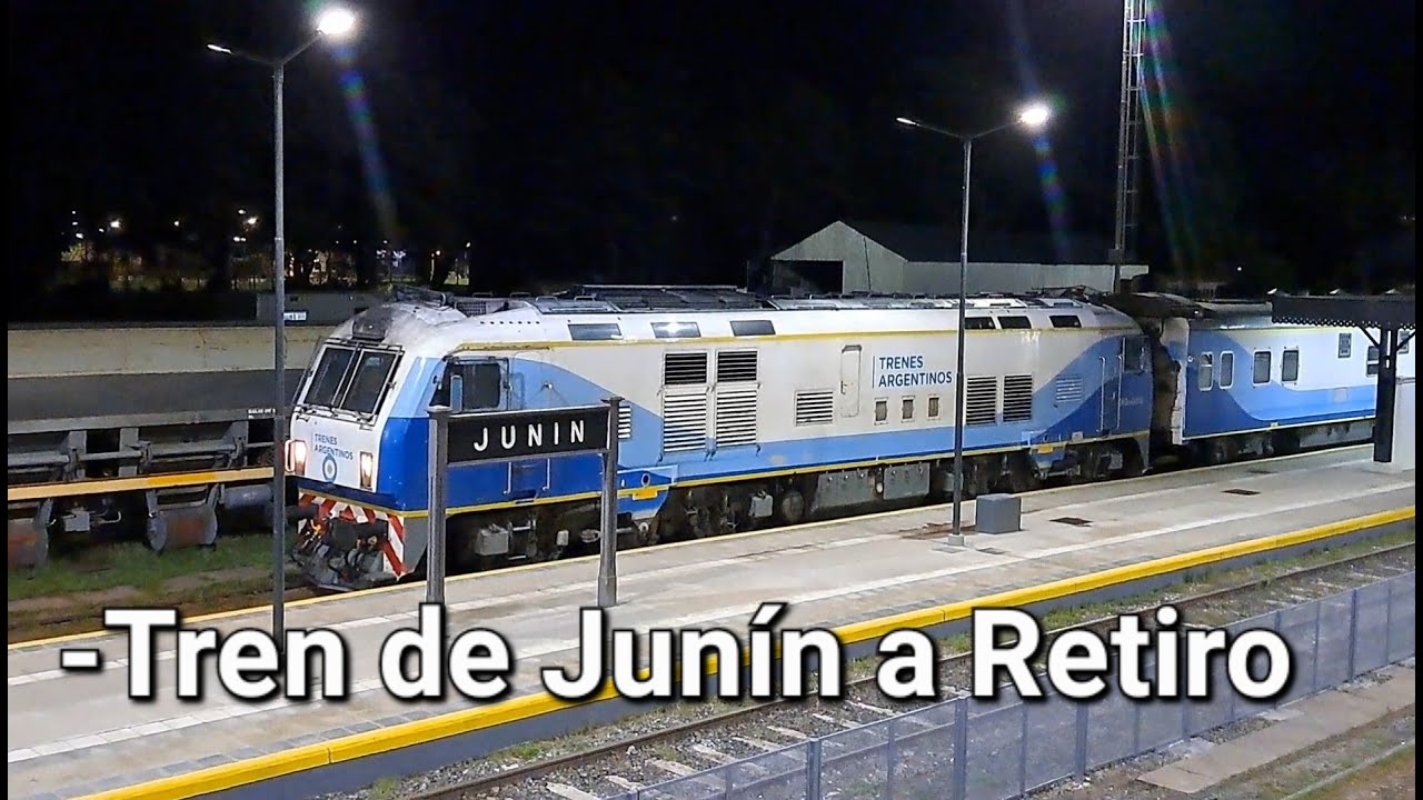 VIAJE EN TREN DE JUNÍN A RETIRO BUENOS AIRES