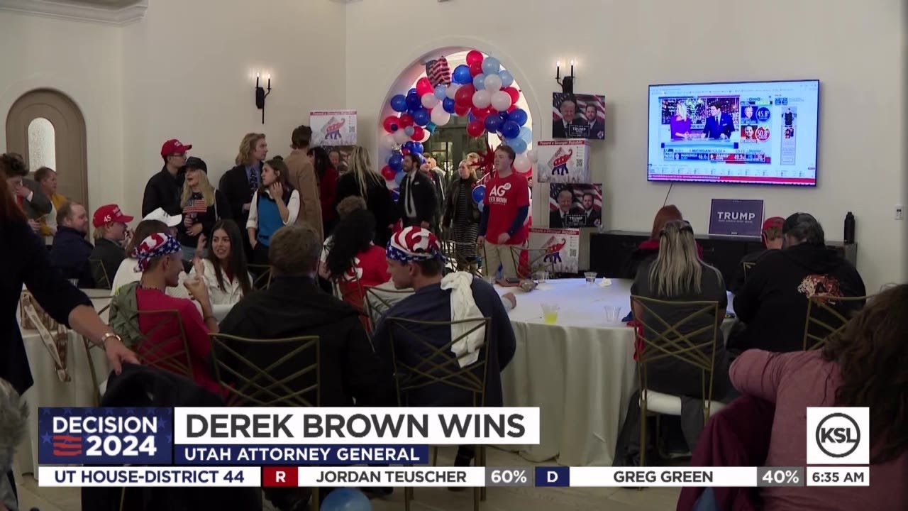 Utahns elects Derek Brown as new Utah Attorney General