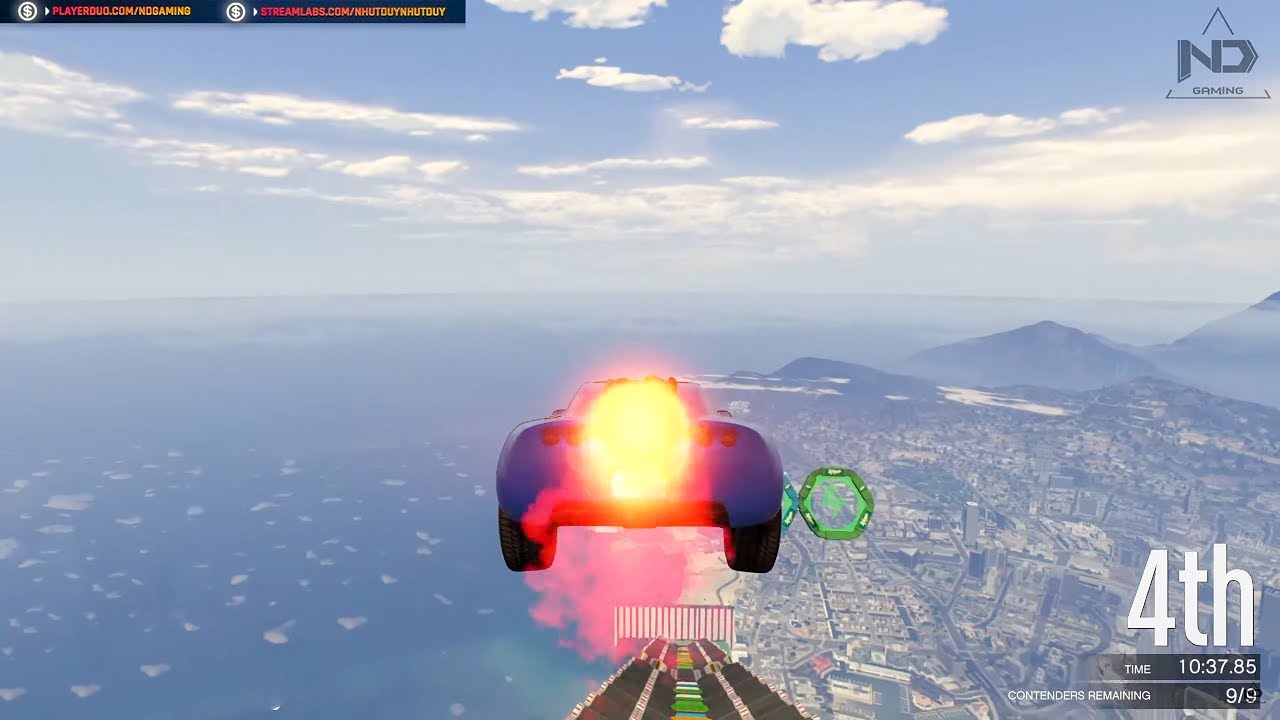 [LIVE] GTA 5 Online Parkour - Parkour và Màn Face to Face Bay Lên Trời !!