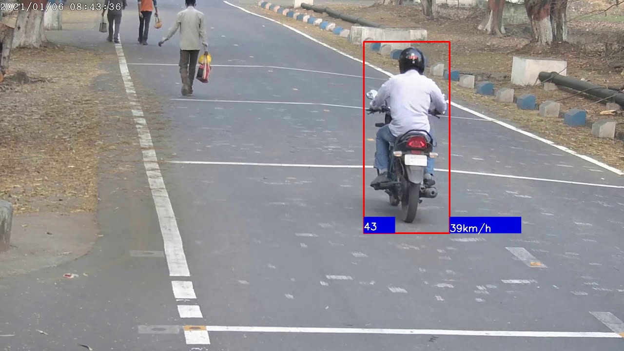 Vehicle Tracking Speed Detection and Automatic Number Plate Recognition (ANPR)
