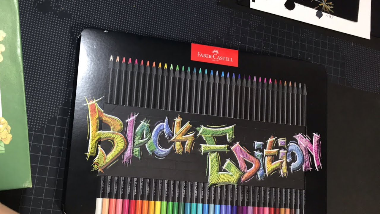 日本未発売ファーバーカステル「BLACK　EDITION」色塗りレポートLIVE