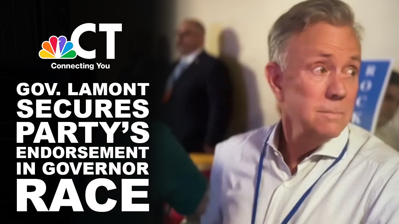Gubernator Connecticut Ned Lamont pokonuje ważny etap w drodze do trzeciej kadencji, mierząc się ...