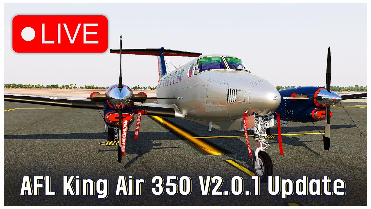 AFL KA 350 Latest Update | Darwin to Alice Springs | Studying for the IR | X-Plane 12