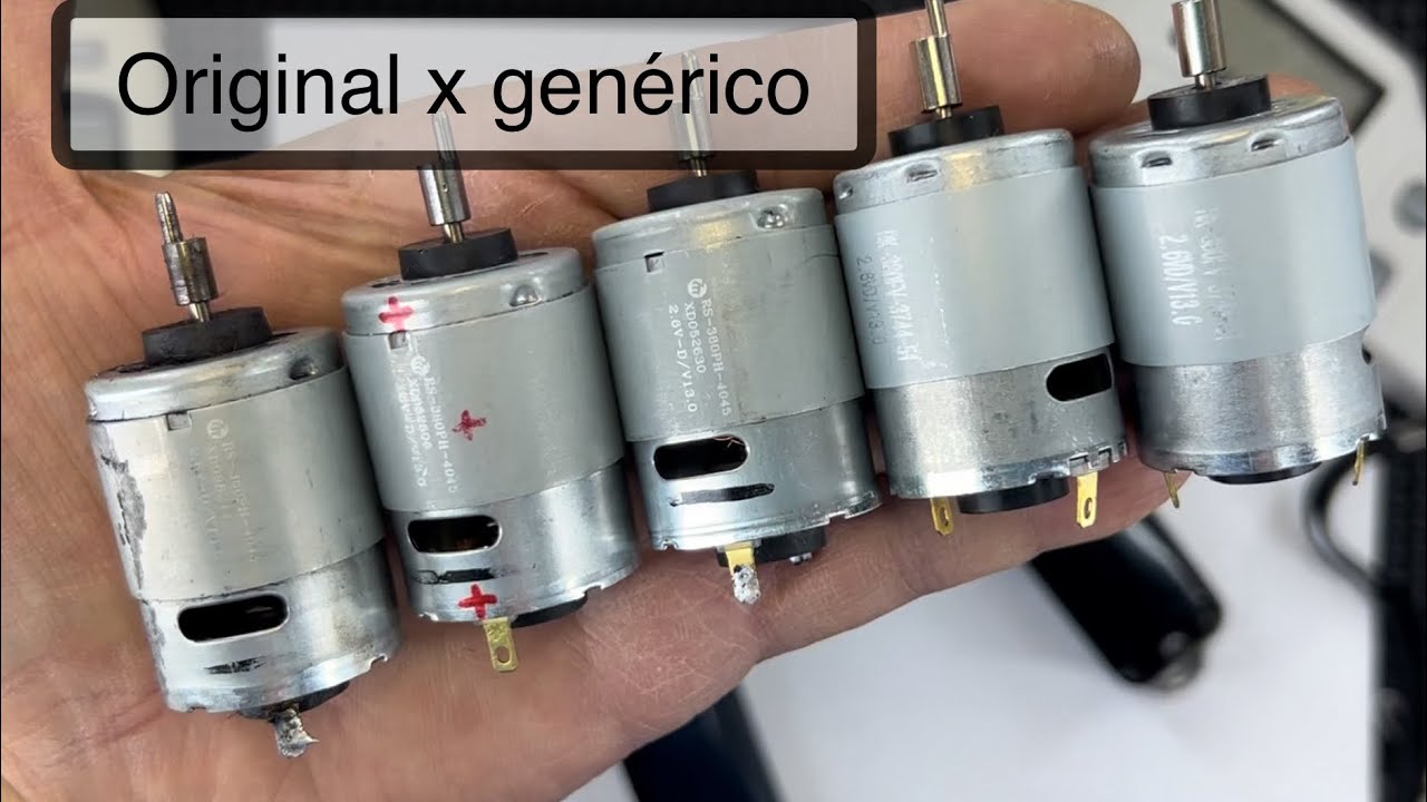 Motor Sênior original x genérico