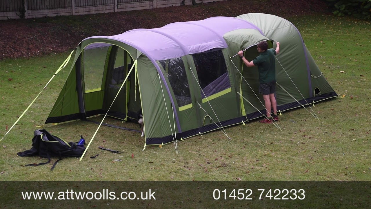Coleman Weathermaster 4XL Air Tent Pitching & Packing (Real Time) Video