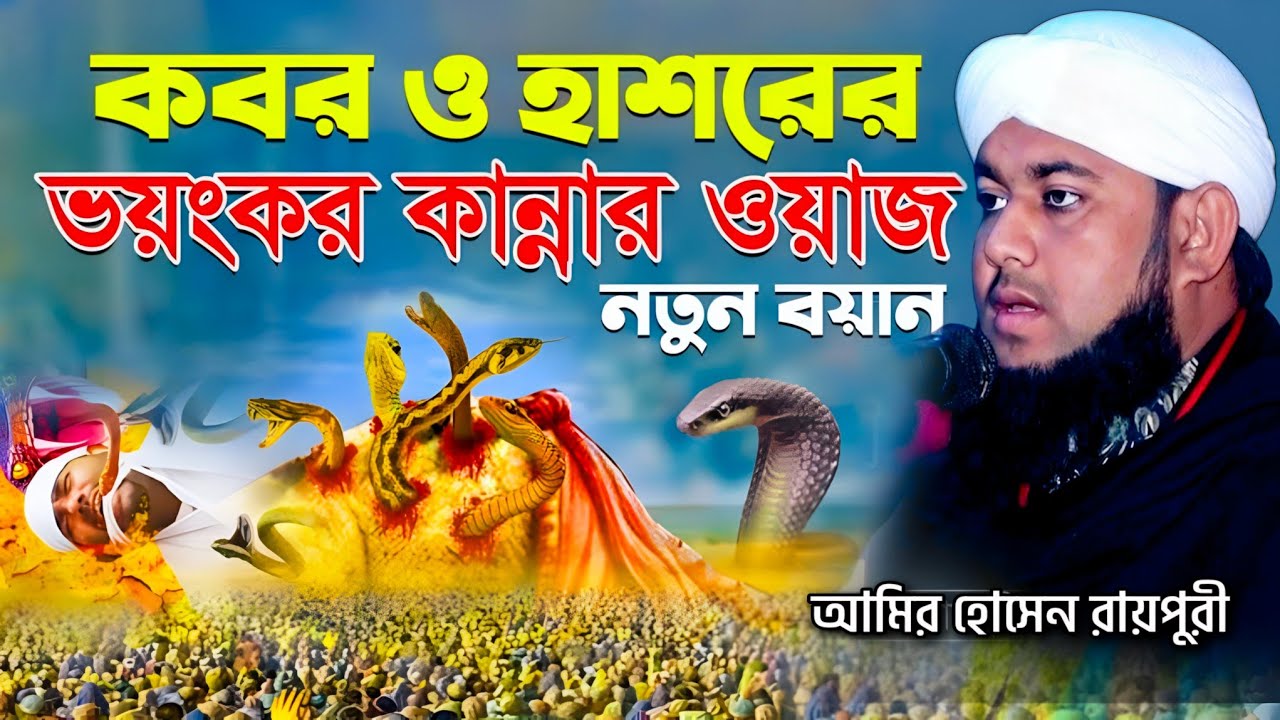 কবর সম্পর্কে কান্নার ওয়াজ | আমির হোসেন রায়পুরী | Mawlana Amir Hossain Raipuri waz
