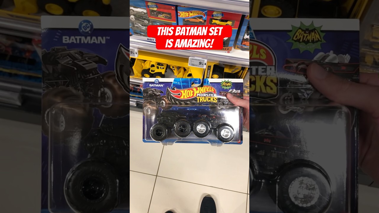 HOT WHEELS BATMAN MONSTER TRUCKS!🔥🔥🔥 #hotwheels #hotwheelscollector #monstertruck #automobile