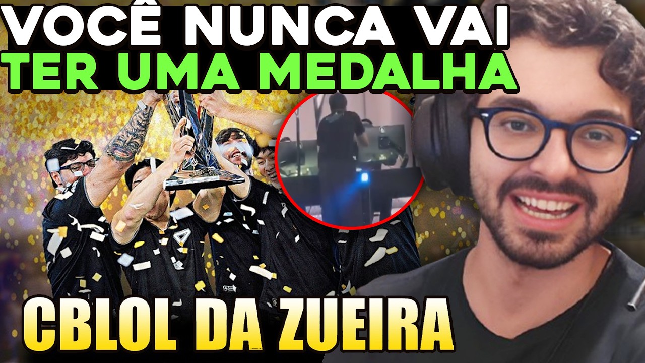 O TÍTULO MAIS IMPROVÁVEL DA HISTÓRIA - CBLOL DA ZUEIRA | LOUD x RED | FINAL - BRONZIOCRE MYLON REACT