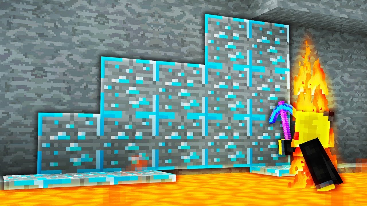 xraying the biggest diamond vein in hypixel uhc