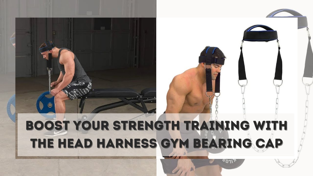 Neck and Head Harness - Neck Training Head Harness with Chain for Weight Lifting, Chin and Neck