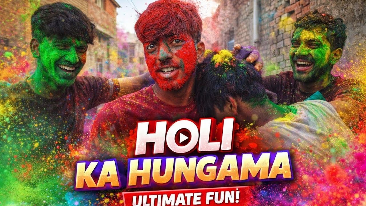 Holi Special Vlog In 2026🎉|| Holi Ka Hangama 🤪 Unlimited Fun 🤗||