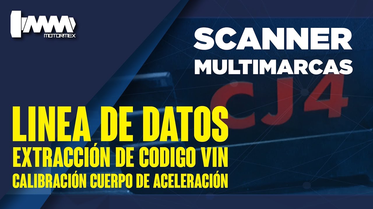 SCANNER CJ4-R MULTIMARCAS | MOTORMEX