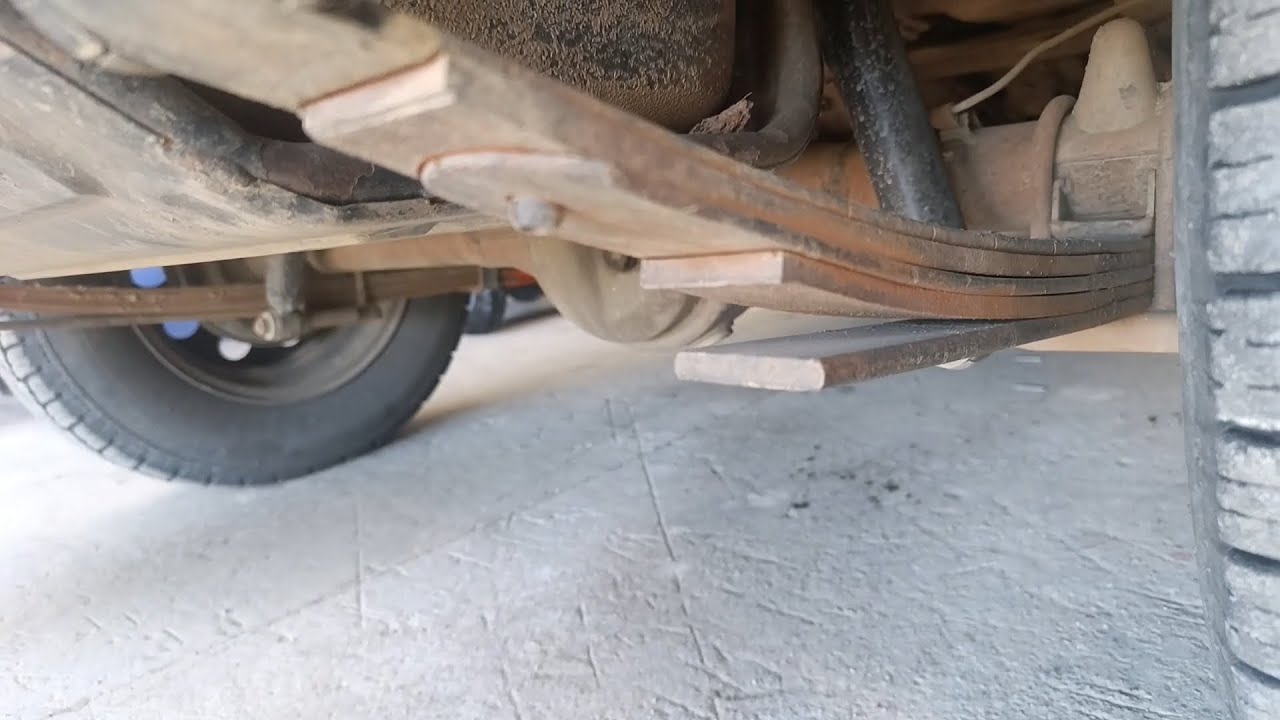 Modificación suspensión de ballestas