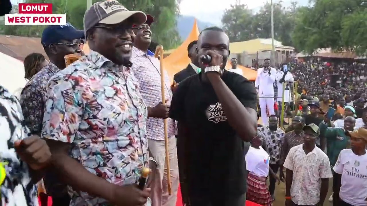 Arrival at Lomut Center,Sigor Constituency, West Pokot County  Arap Tudoreng's Music Launch/Support.