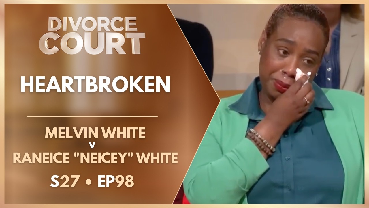 Heartbroken: Melvin White v Raneice 