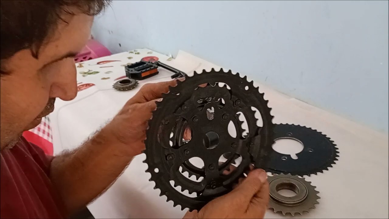 Como é que eu vou fazer o pé de velas e roda livre?