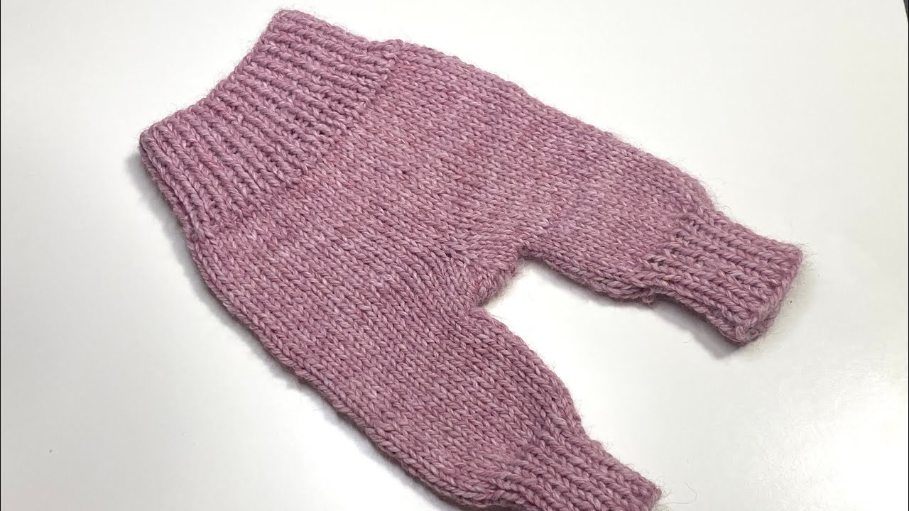 Baby Hose Leggins selber stricken