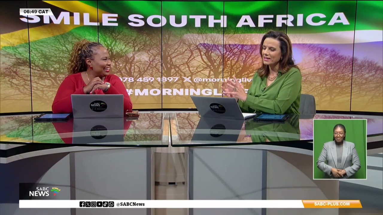 Smile South Africa I SABC News G20 broadcast moment