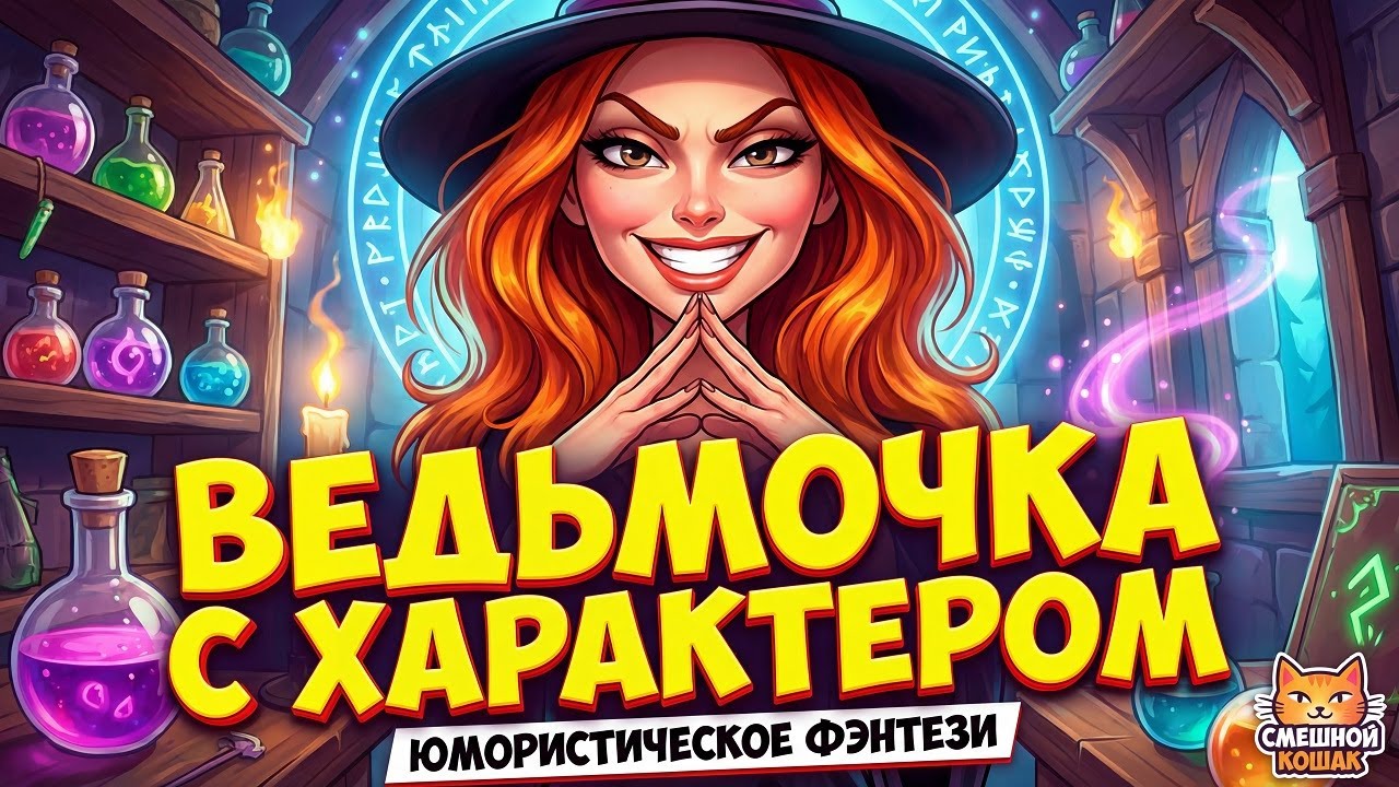 ВЕДЬМОЧКА С ХАРАКТЕРОМ | ЮМОРИСТИЧЕСКОЕ ФЭНТЕЗИ | ПОЛНАЯ АУДИОКНИГА