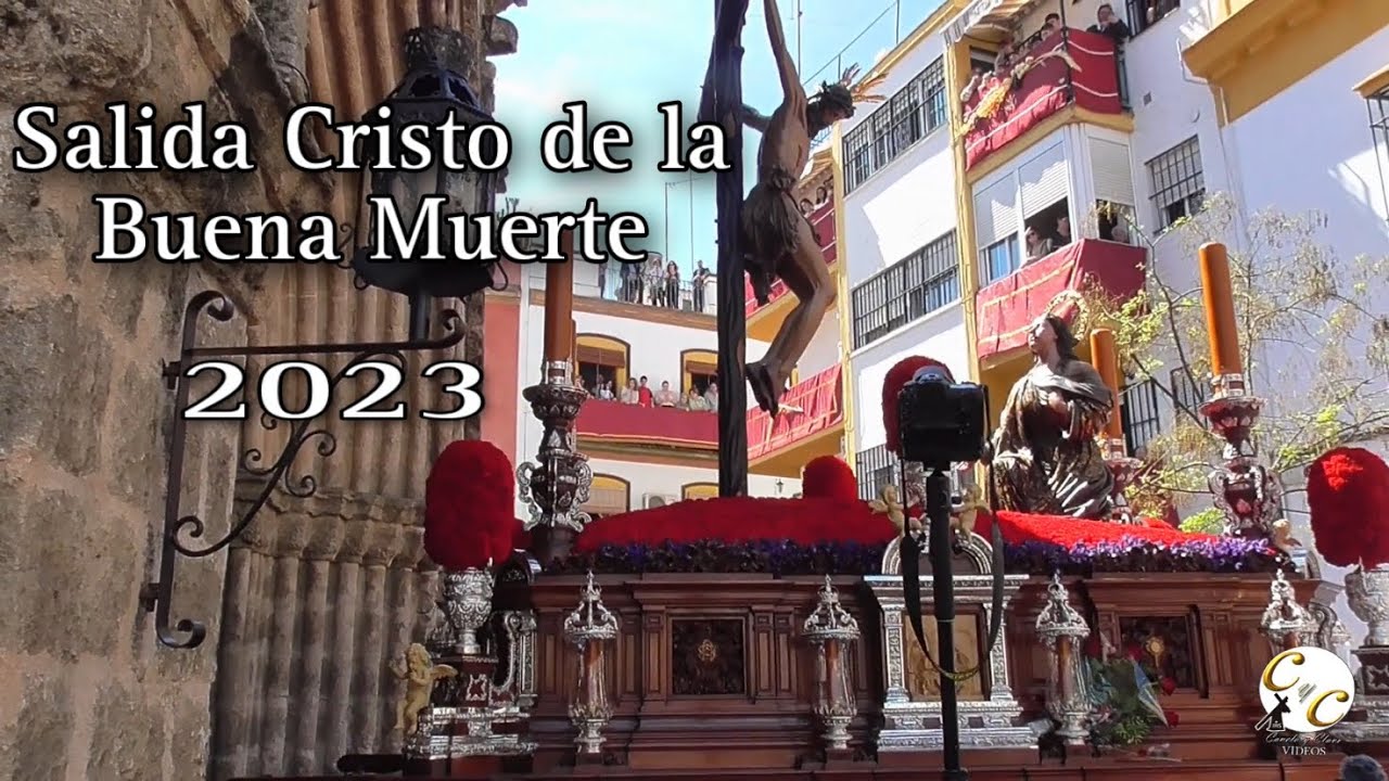 Salida del Cristo de la Buena Muerte | Hdad de La Hiniesta | Semana Santa Sevilla 2023