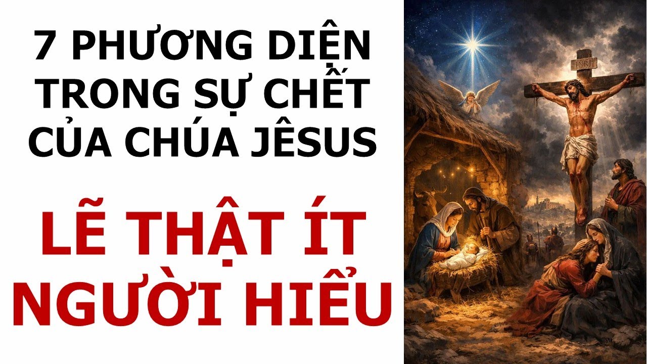 ✨ 7 PHƯƠNG DIỆN TRONG SỰ CHẾT CỦA CHÚA JÊSUS – LẼ THẬT ÍT NGƯỜI HIỂU!