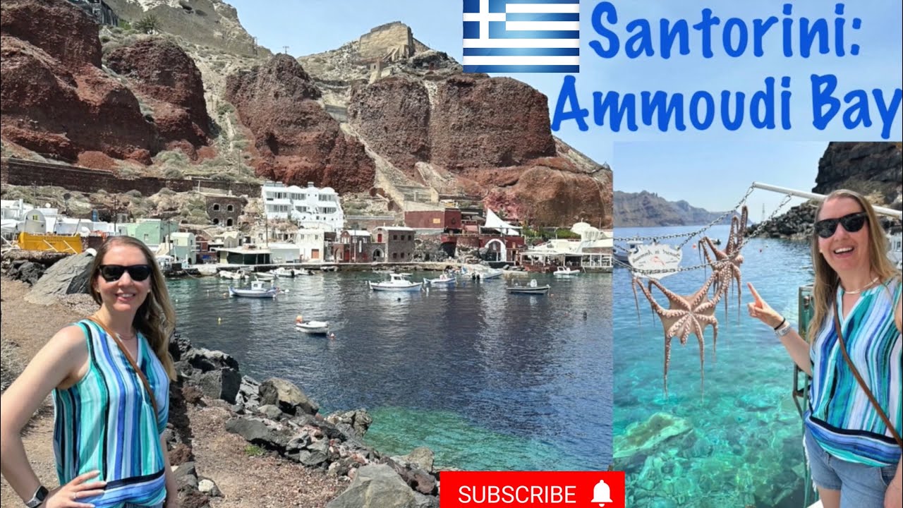 Greece: Exploring Ammoudi Bay In Santorini! 🇬🇷