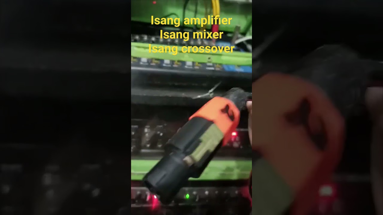 set up ng 1 amplifier JS-1500watts ,, crossover,, mixer,, DIY-15-1000 x 2 speaker