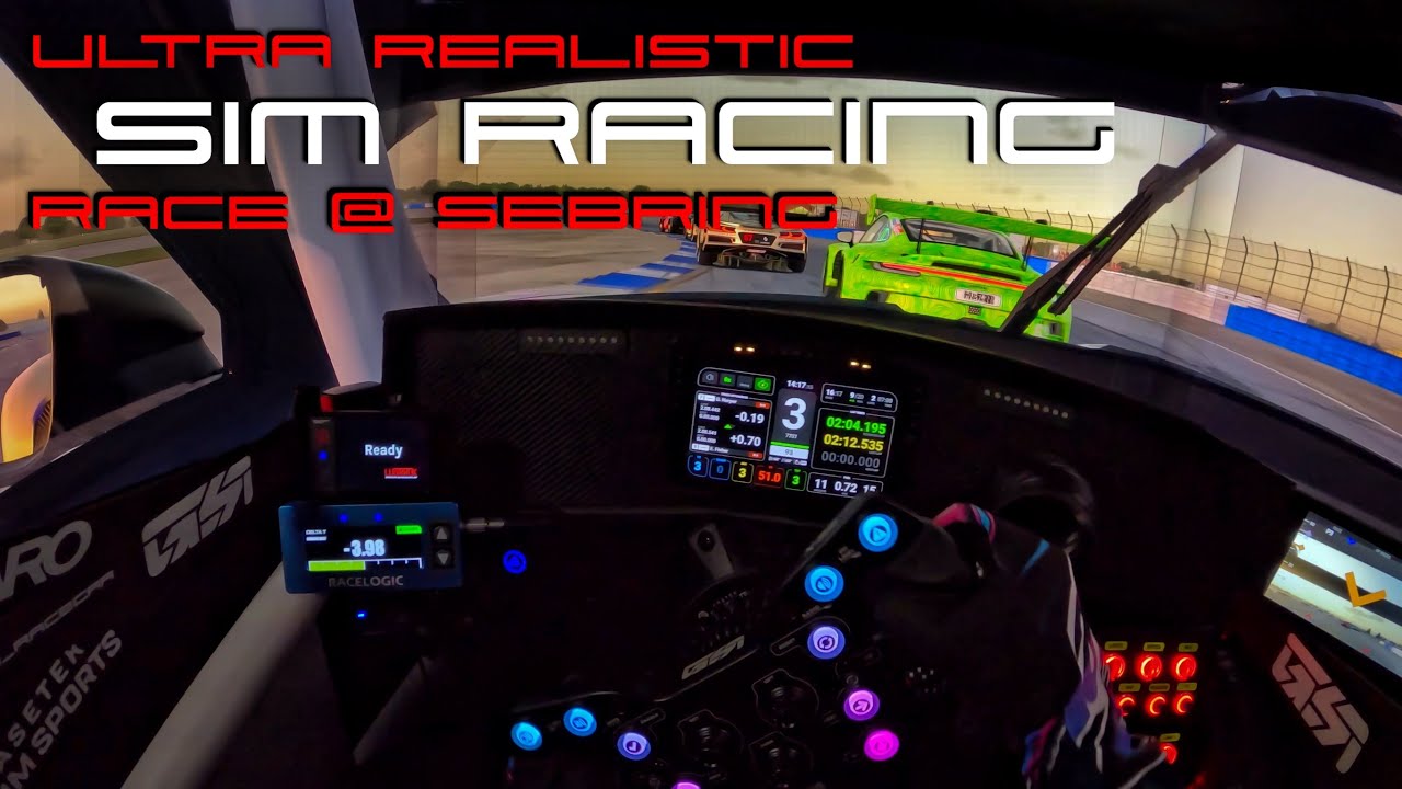 Ultra Realistic Immersive Sim Racing | Race At Sebring
