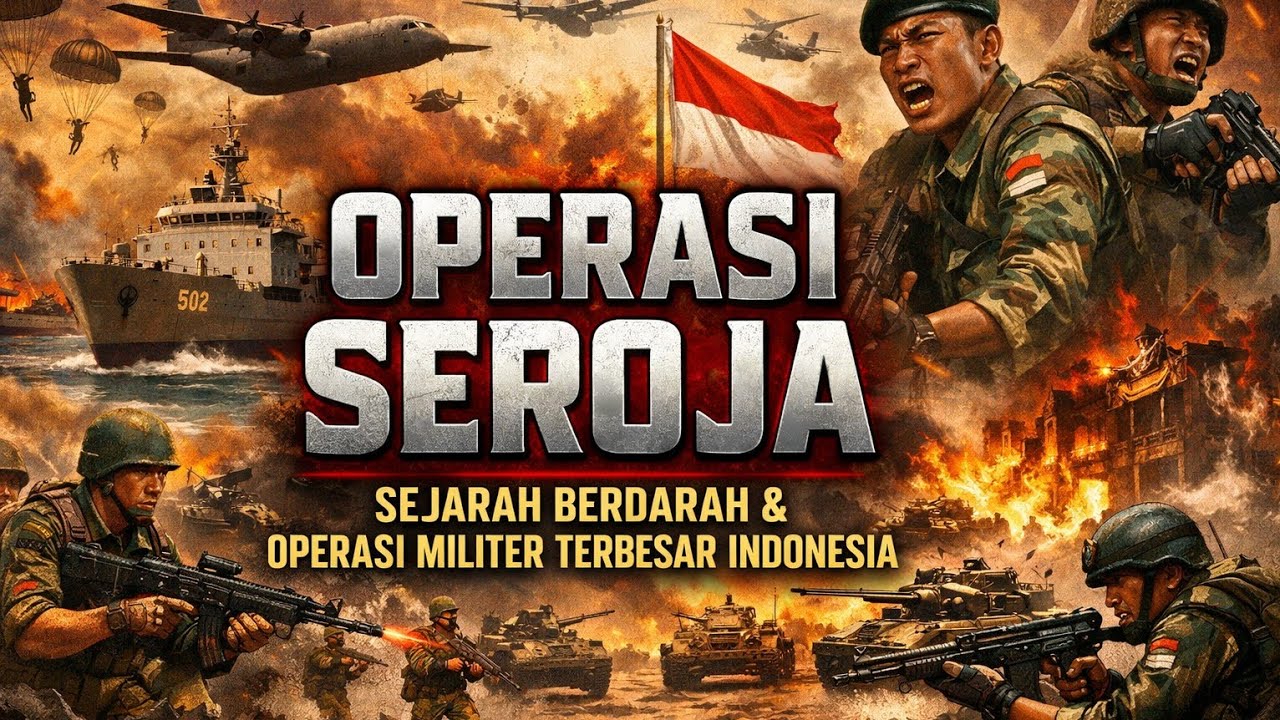 OPERASI SEROJA‼️SEJARAH BERDARAH DAN OPERASI MILITER TERBESAR INDONESIA
