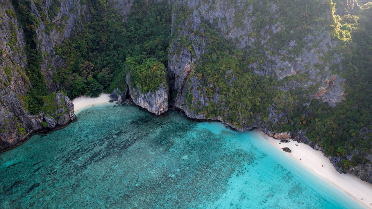 Maya Bay Drone Footage