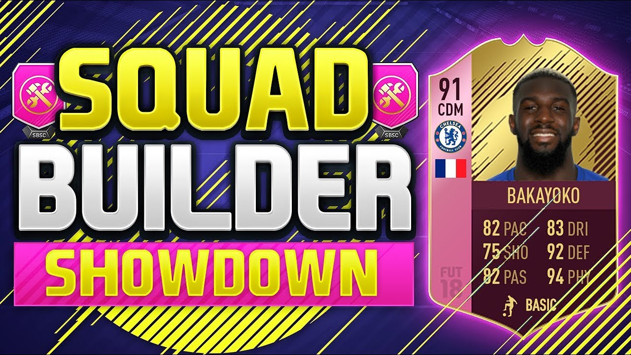 FIFA 18 SQUAD BUILDER SHOWDOWN!!! FUTTIES BAKAYOKO!!! 91 Rated Pink Bakayoko Squad Builder Showdown