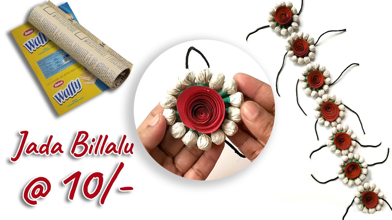 Special Hair Accessories | Jada Billalu simply Making At Home | DIY Hair accessories