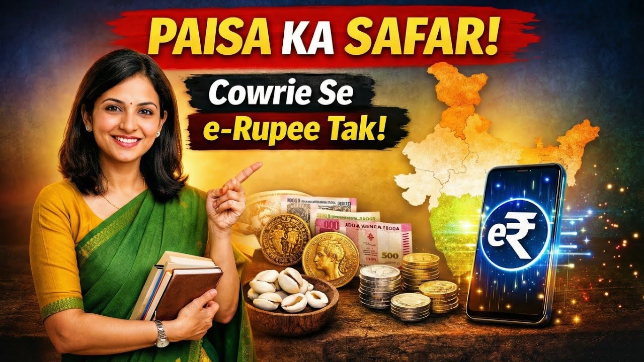 कौड़ी से डिजिटल रुपये तक | भारत की मुद्रा का पूरा सफ़र| History of Indian Money