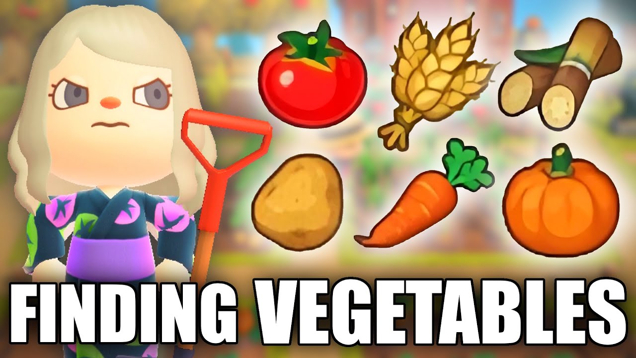 HOW TO FIND All Vegetables and Crops in Animal Crossing New Horizons