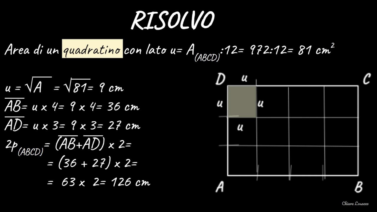 Problemi di geometria con l'utilizzo di frazioni (parte 2)